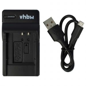 vhbw Chargeur USB-C compatible avec Ricoh WG-80,WG-7 cam&eacute;ra cam&eacute;scope action-cam + c&acirc;ble USB-C + t&eacute;moin de charge - Neuf