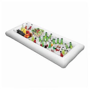 glacière gonflable servant bar buffet bar de glace support de plateau de boisson alimentaire avec bouchon de vidange - Neuf