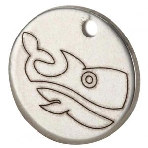 Nouvelle Mode Beaux Accessoires De Bricolage Pendentif En Forme De Baleine (Couleur Acier) - Neuf