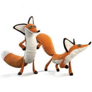 Peluche renard Le Petit Prince 45 cm, jouet en peluche doux pour enfants - Neuf