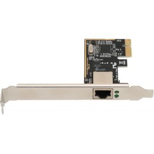 ChenQuanSarl-Carte Réseau Pcie 2,5 Gbps, Carte Réseau Gigabit Pci Express 1 Port, Adaptateur Réseau Ethernet Rj45 Lan Pcie 100/1000 Mbps Avec Support Pour 10, 8,7, Xp - Neuf