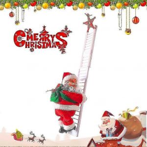 &Eacute;lectrique sur l'&Eacute;chelle de Santa D&eacute;coration pour l'Animation de No&euml;l Affiche et l'Amusement de f&ecirc;te - Neuf