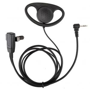 2 pcs 1 Broche D Forme &Eacute;couteur avec PTT Micro Casque pour Motorola 2 Way Radios Talkie-walkie Accessoire - Neuf