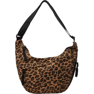 Sac &agrave; Dos l&eacute;opard crois&eacute;,Sac &agrave; Main en Demi-Lune,Sac &agrave; bandouli&egrave;re r&eacute;glable,Sac &agrave; bandouli&egrave;re Grande capacit&eacute; (avec Poches lat&eacute;rales) - Neuf