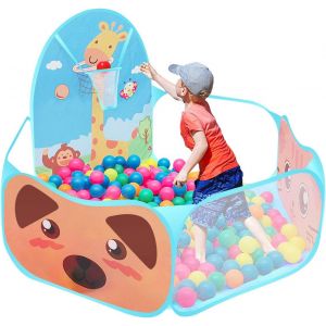 KAL-Piscine À Balles Enfant,Piscine À Balles Bébé Piscine À Balles Pliable Pour Enfants De 6 Mois À 5 Ans 120 X 102 X 74Cm - Neuf