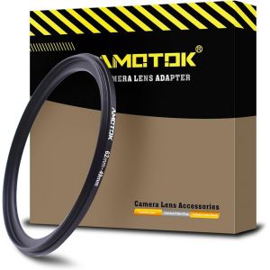 62mm vers Objectif 49mm Adaptateur d'objectif,pour Objectif 62mm vers Filtre 49mm Adaptateur,Compatible avec Tous Les Accessoires de Filtre de 49mm - Neuf