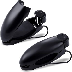 2 Pcs Lunettes De Soleil De Voiture Clips, Lunettes De Voiture Titulaire, Porte-Lunettes De Soleil, Accessoires De Voiture (Noir) - Neuf