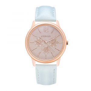 Gaiety Femmes Filles Mode En Cuir Bande Cadran Montre Analogique Quartz Montre-Bracelet (Bleu Ciel) - Neuf