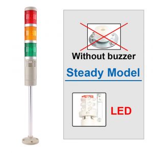 Dc 12 V 24 V 110 V 220 V Tour Industrielle Signal D'avertissement Flash Lumière Lgp-505 Indicateur Lampe Constante Led Avec Couleurs De Sonnerie - Type Steady Led 3-Dc 24v - Neuf