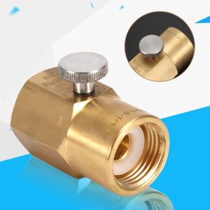 Hjlian Adaptateur De Connecteur Co2 Pour Bouteille De Soda Domestique En Laiton Pour Remplissage De Soda W21.8 Vers G1/2 - Neuf
