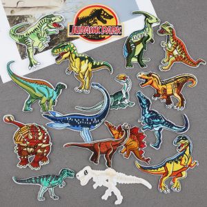 Ecusson Dinosaure Patch, 16 Pcs Patchs Thermocollants Dinosaure, Thermocollant Dinosaure, Autocollants de Patchs de Dinosaures, Dinosaure Ecusson, pour la R&eacute;paration de V&ecirc;tements DIY - Neuf