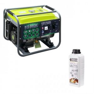 Pack groupe &eacute;lectrog&egrave;ne &agrave; essence - 5,5 kW - 230V - KSB 6500C + huile moteur 1L OFFERTE KONNER & SOHNEN - Neuf