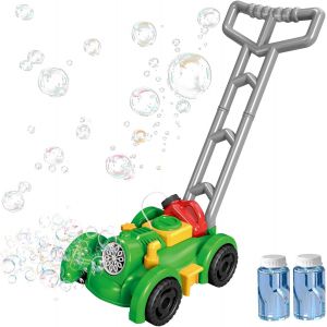 CHECARZHN--NO1-Tondeuse À Bulles Enfant, Machine À Bulles Automatique, Jouets D'Extérieur Pour Enfants Tondeuse À Gazon, Machine À Bulles Pour Des Fêtes, Cadeaux Garçons Filles 3Ans Jardins A L'Extér - Neuf