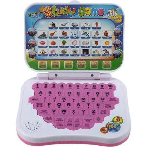 Jouets Pour Ordinateur Portable Pour B&eacute;b&eacute;s,Enfants &Eacute;ducation Bilingue Apprentissage Jouets D'apprentissage Ordinateur Portable Jeux Cadeaux - Neuf