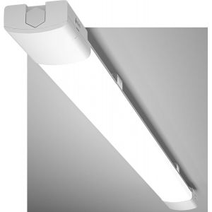 KAL-Néon Led 120Cm Réglette Led Connectée 36W 3960Lumen Blanc Froid 5000K Tube Néon, Ip65 Imperméable Luminaire Plafonnier Pour Atelier, Garage, Sous Sol, Bureau, Grand Magasin, Blanc - Neuf