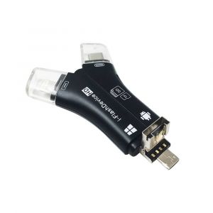 Visionneuse de caméra de suivi des sentiers,lecteur de caméra de jeu,lecteur de carte et vidéo pour IPad Mac et Android,SD et Micro SD--Black - Neuf