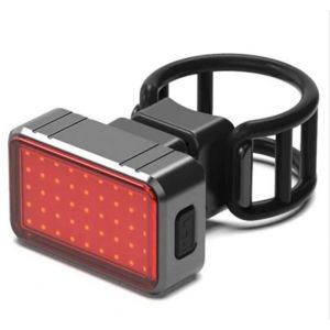 Feu Arri&egrave;re De V&eacute;lo Rechargeable Par Usb Avec Frein &Agrave; Induction Et Plusieurs Modes D'&eacute;clairage - Neuf