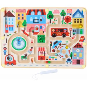 KAL-Labyrinthe Magnétique Ma Petite Ville Ingela P.Arrhenius - - Neuf