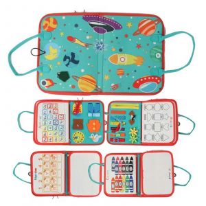 Jouet De Plateau D'activit&eacute;s De Dessin Anim&eacute; Pour Les Tout-Petits, Jouet D'apprentissage Des Comp&eacute;tences De Vie De Base, Jeu De Soci&eacute;t&eacute; &Eacute;ducatif Pour Les Comp&eacute;tences Manuelles Des Enfants - Neuf