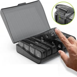 Hebdomadaire Pilule Organisateur De 4 Jours, Un Jour, Grand Portable 7 Jour Quotidiennement Boîte À Pilules Pour Le Voyage, Étanche À La Lumière Pilule Cas - Neuf