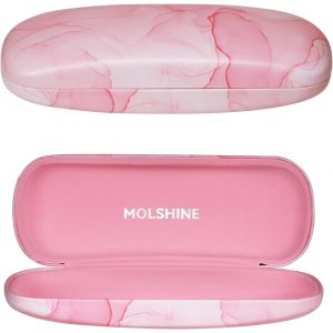 Fdjhy-Étui À Lunettes En Cuir Pu À Coque Rigide, Étui À Lunettes Portable De Voyage Pour Hommes Femmes Fille Voyage Étude Travail - Neuf
