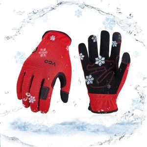 NouvelHorizonstore-VGO. 1 paire de gants de travail multifonctionnels Pour l&iquest;hiver Imperm&eacute;ables Tactiles Thermiques Pour la m&eacute;canique, l&iquest;entrep&ocirc;t, la construction, le jardinage - Neuf