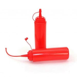 Faux Spray Ketchup Bouteille Farce Bouteille de Salade Bouteille En Plastique Rouge Farce Blague Jouets Pour Le Poisson D'avril Fête D'Halloween - Neuf