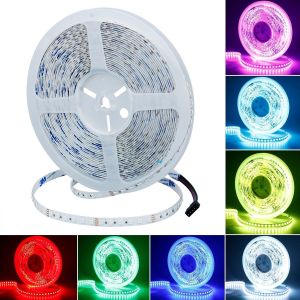24v 10m Rgb Led Strip 120w High Density 1200led 3535smd High Brightness Ip20 Not Waterproof Flexible Cuttable Led Strip For Home Decoration (Power Supply And Rgb Controller Not Included) - Neuf