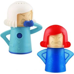 KAL-2 Pcs Nettoyeur À Vapeur Pour Four À Micro-Ondes, Micro-Ondes Cleaner Angry Mama Nettoyeur Vapeur De Four Désodorisée Et Nettoyer Pour Réfrigérateurs, Micro-Ondes, Gadget De Cuisine - Neuf