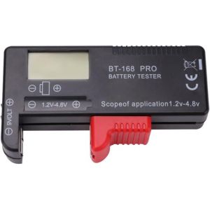 BT-168 PROTesteur de Batterie Num&eacute;rique Universel Volt Checker, Testeur de Piles Num&eacute;rique, Testeur de Tension de Pile Bouton, pour AA, AAA, C, D, 9 V, 1.5 V, 18650, Piles Bouton - Neuf