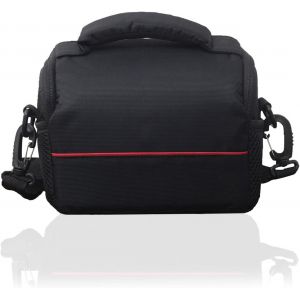 Sacoche Appareil Photo 26 x 19 x 14 cm Noir Sacoches SLR Reflex Etanche D'appareil Bandouliere Sac Epaule pour Tous Les Appareils DSLR avec Objectifs Jusqu'à - Neuf