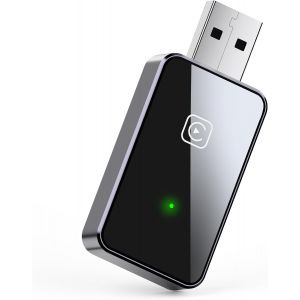 Adaptateur Carplay Sans Fil,Apple Carplay Sans Fil Pour Iphone Ios 10+,Dongle Usb Carplay Sans Fil Plug&Play,Convertisseur Carplay Filaire En Carplay Sans Fil Pour Voiture Compatible (Cp1-G) - Neuf
