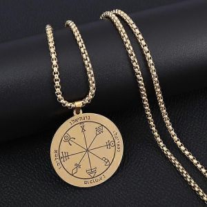 Qualité À La Mode Médaille Collier Pendentif Bateau Pirate Boussole Personnalité Homme Collier Pendentif Hip Hop Bijoux Tendance Bijoux - Neuf