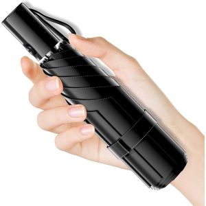 nzqaf-Mini parapluie de voyage pliable et coupe-vent automatique ¿ Protection UV, ouverture/fermeture instantanée pour la pluie/le soleil, petit design compact et léger, tient dans un sac - Neuf