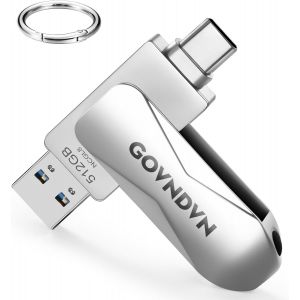 ChenQuanSarl-512 Go Clé Usb Pour Iphone 15, Iphone Cle Usb Pour Enregistrer Plus De Photos Et Vidéos, Clés Usb C Stockage Externe Pour Iphone 15 Série/Ipad/Android/Pc/Mac (512Go) - Neuf