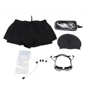 Ensemble De 8 Shorts De Bain Pour Hommes, Chapeau, Short De Plage, Lunettes, Telephone, Sac Etanche, Bouchons D'oreilles, Kit Pour Salle De Sport, Taille Xxl - Neuf