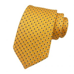 Cravate Classique En Jacquard Noir Tiss¿¿ Pour Homme - Design ¿¿L¿¿Gant, 100 % Soie, Parfaite Pour Les Mariages Et Les ¿¿V¿¿Nements Professionnels - Neuf