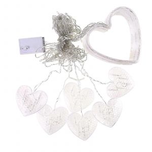 Noël Rideaux lumineux de 110 v en Forme de Coeur - MENÉ d'Intérieur de la Chaîne de Décor - Neuf