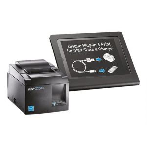 Star TSP 143IIIU futurePRNT - Imprimante de reçus - deux couleurs (monochrome) - thermique direct - Rouleau (8 cm) - 203 dpi - jusqu'à 250 mm/sec - USB 2.0 - outil de coupe - gris charbon - Neuf