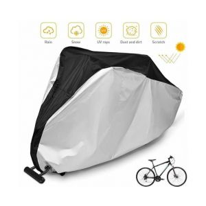 Housse de vélo imperméable de qualité supérieure - Protection extérieure contre la pluie et le soleil, anti-poussière et résistante aux UV, compatible avec la plupart des vélos et scooters - Neuf