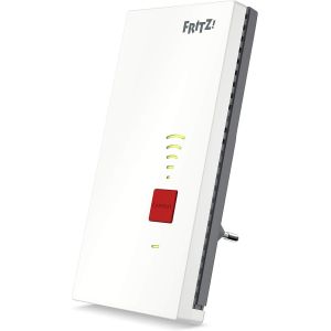 SUBZONAL-FRITZ!Repeater 2400 | Wi-Fi 5 + 4 bibande avec jusqu'à 1733 Mbit/s (5 GHz) + 600 Mbit/s (2,4 GHz) | 1 LAN Gigabit | Version internationale - Neuf