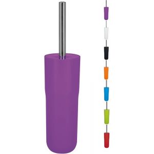 KAL-Brosse Wc Avec Support Cocco Violet - Neuf