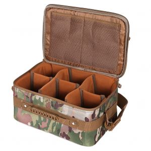 Etui De Rangement Et De Transport Pour Moulinets De Peche Tackle Avec Bandouliere Et Dragonne (Camouflage) - Neuf