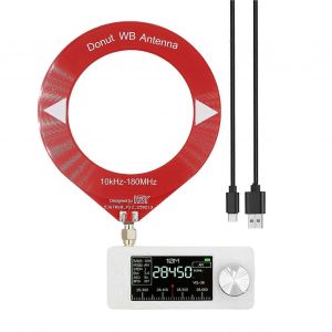 Recepteur radio FM avec amplificateur FM, batterie 800 mAh, ecran HD, port USB, AM, ecran IPS 4,8 pouces et antenne. - Neuf