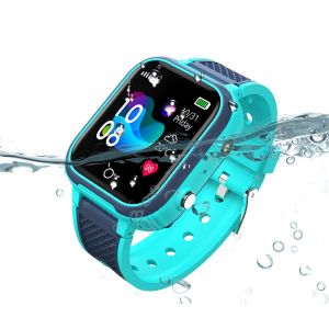 Montre connect&eacute;e 4G pour enfants avec GPS, &eacute;tanche, appels bidirectionnels, appels vid&eacute;o, SOS, &agrave; partir de 4 ans - Neuf