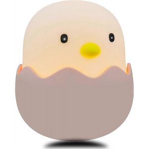 Cadeaux De No&euml;l Veilleuse Capteur Tactile, Cadeaux D'anniversaire Pour Les Enfants De 2 &Agrave; 8 Ans, Veilleuses R&eacute;glables Pour B&eacute;b&eacute; En Silicone Souple, Bo&icirc;te Cadeau Veilleuse - Neuf