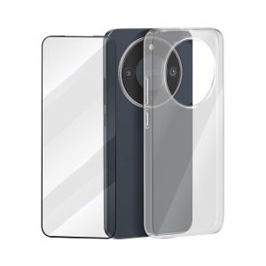 Coque et Verre Tremp&eacute; pour Honor Magic 8 Lite Antichoc BigBen Transparent - Neuf