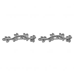 Boucles D'oreilles Multicouches En Forme De Feuille Pour Femme, Bijoux Tendance, Pour Fete D'anniversaire (Argent) - Neuf
