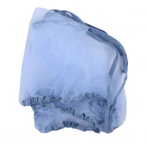 Moustiquaire De Protection Souple Pour Poussette De Bebe, Ideale Pour L'ete, Bleu - Neuf