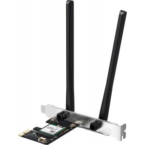 Ma70xe Wi-Fi 6 Bluetooth 5.4 Pcie Adapter, Up To 1201mbps At 5ghz And 574mbps At 2.4ghz, 2 High Performance Antennas, Wpa3, Mu-Mimo, Supports Windows 11/10 Only - Neuf